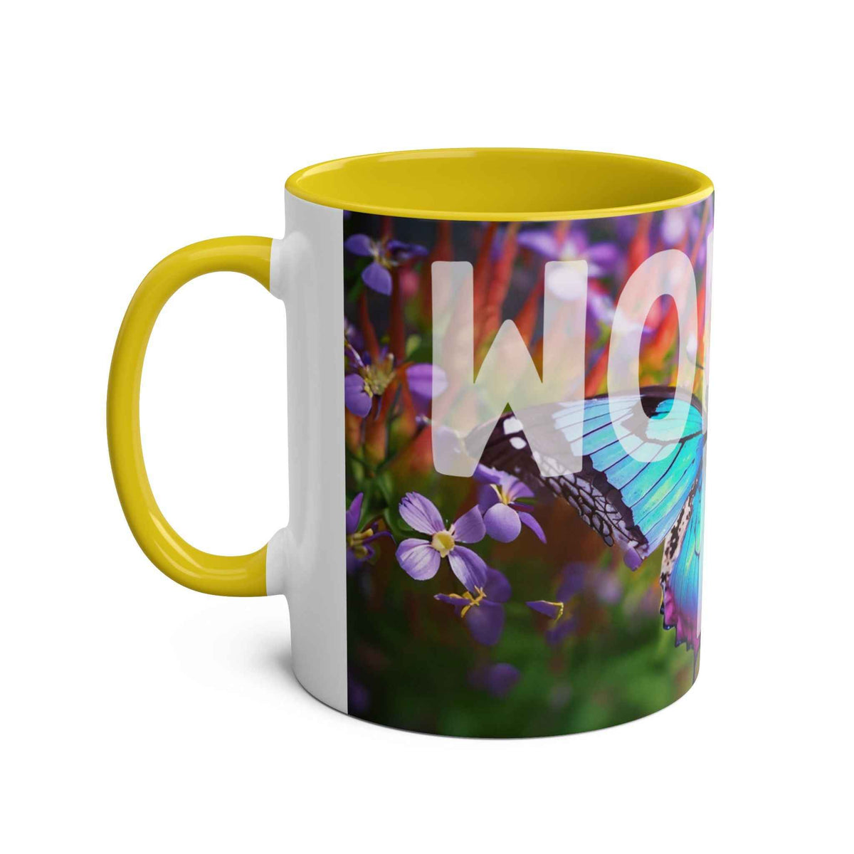 Wow Mom Coffee Mug, Two-Tone, 11oz