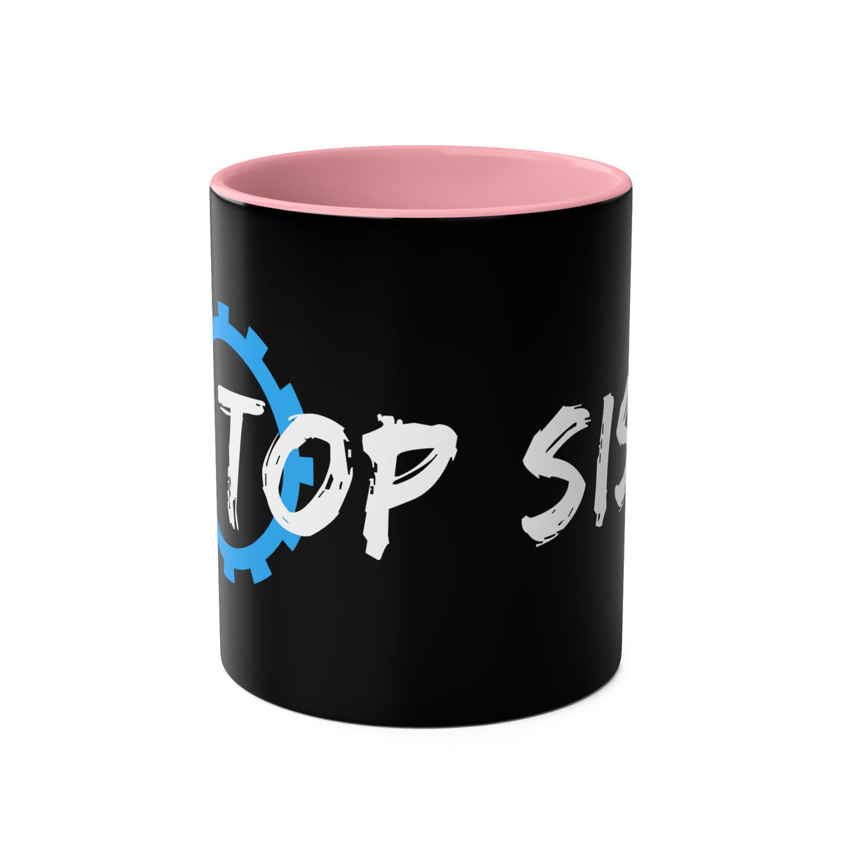 Top Sister Two-Tone Coffee Mug - Conscience Garment