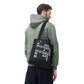 Mistakes Repeat Pattern Tote Bag — Black Typography Shopper