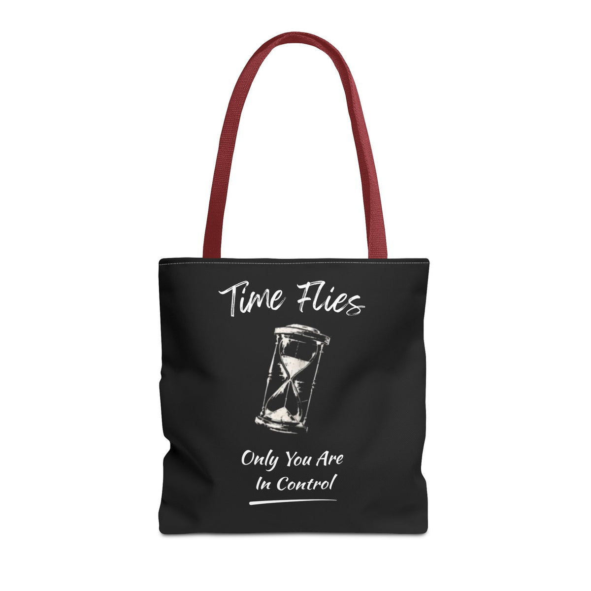 Time Flies Motivational Tote Bag