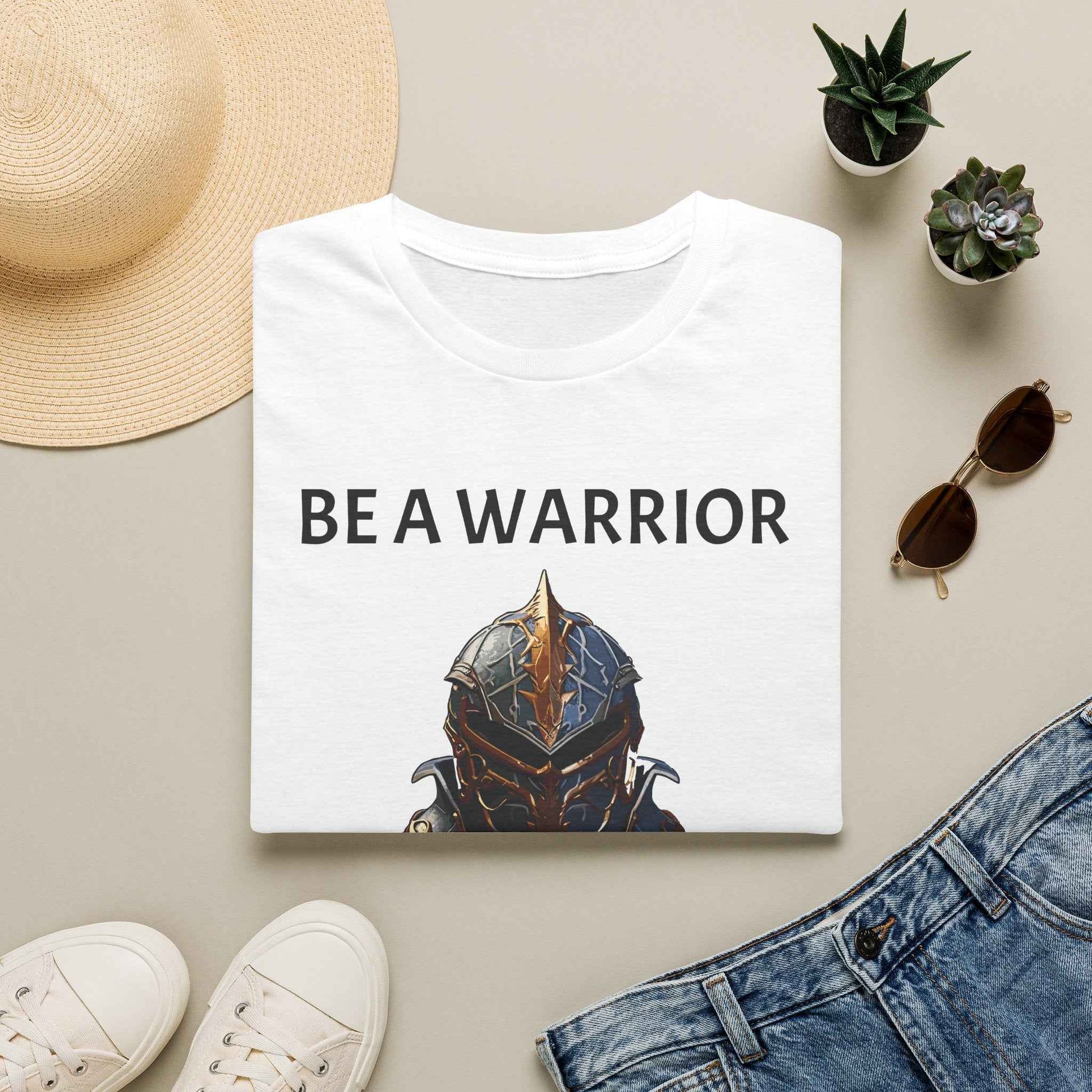 Be a Warrior T-Shirt — 'Be a Warrior, Not a Worrier' Motivational Tee
