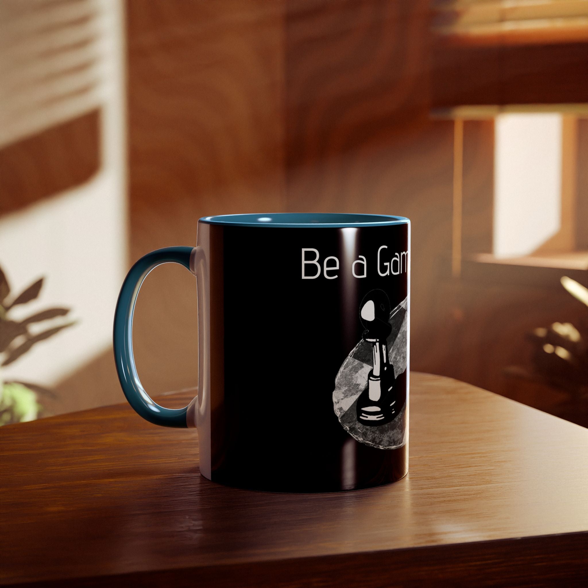 Be a Game Changer, Pawn over powering the King Two-Tone Coffee Mug, Birthday Gift, Chess