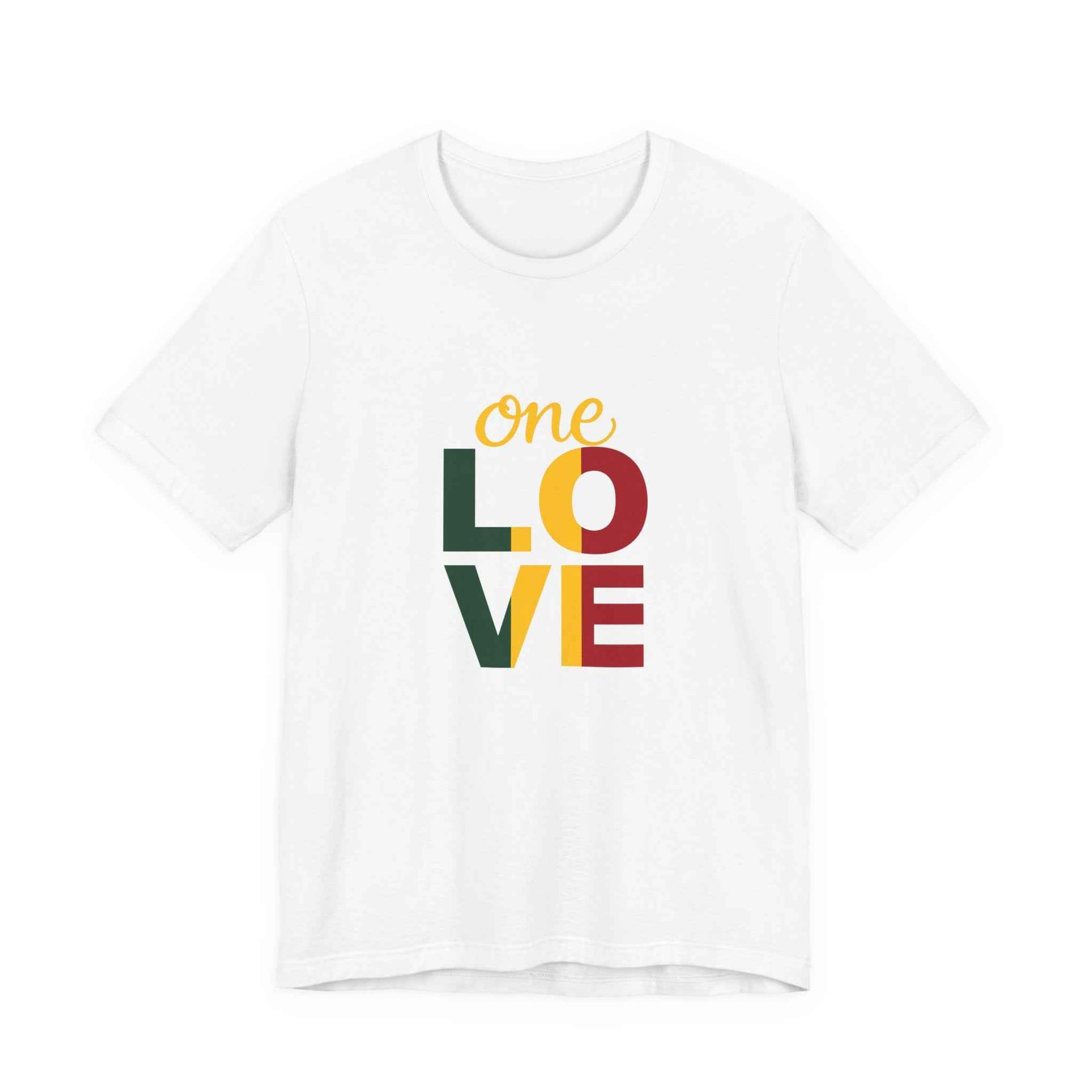 One Love Reggae T-shirt Short Sleeve