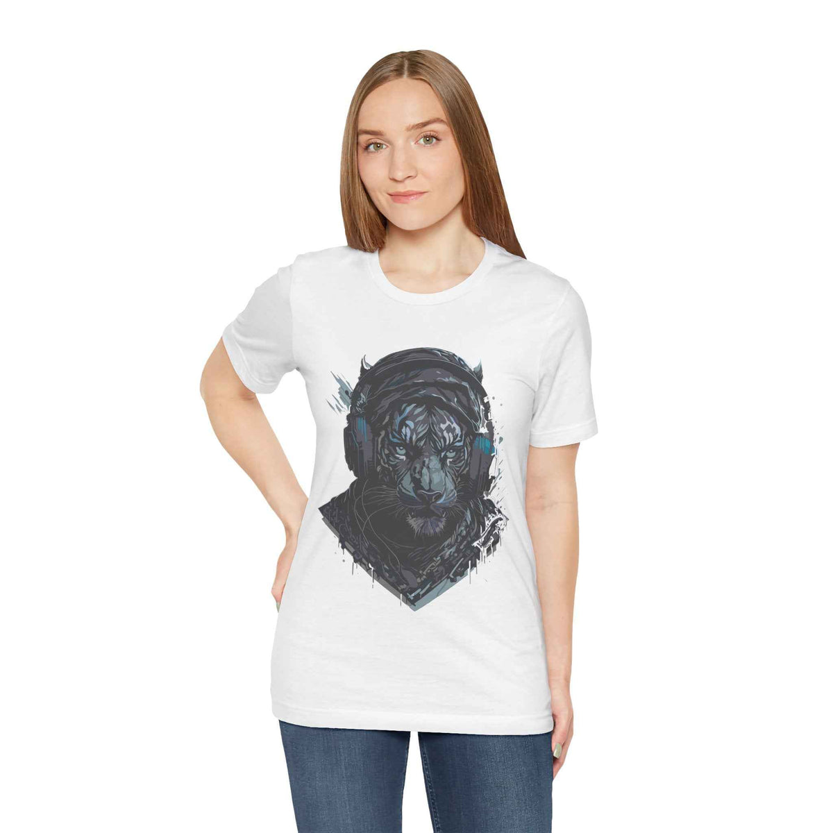 Lion with Headphones T-shirt