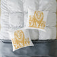 Lion Family Decorative Pillow – Golden Lion & Cubs Square Throw Pillow