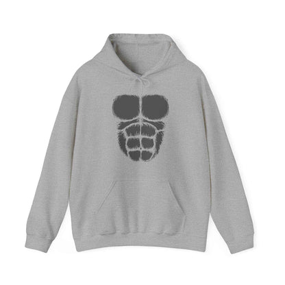 Looking hairy but trim, Hooded Sweatshirt, Men, Heavy Cotton, Gift, Mindfulness, Motivation, Inspiration, Conscience Garment