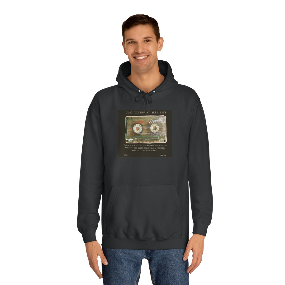 Vintage Cassette Tape Hoodie - Conscience Garment