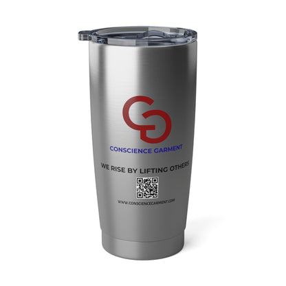 Inspirational 20oz Tumbler, Motivational Travel Mug, Encouragement Gift, Modern Drinkware, Perfect for Coffee Lovers - Conscience Garment