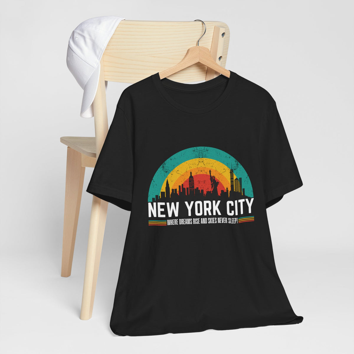 Cityscape T-Shirt - New York City Skyline, Gift, Inspiration - Conscience Garment