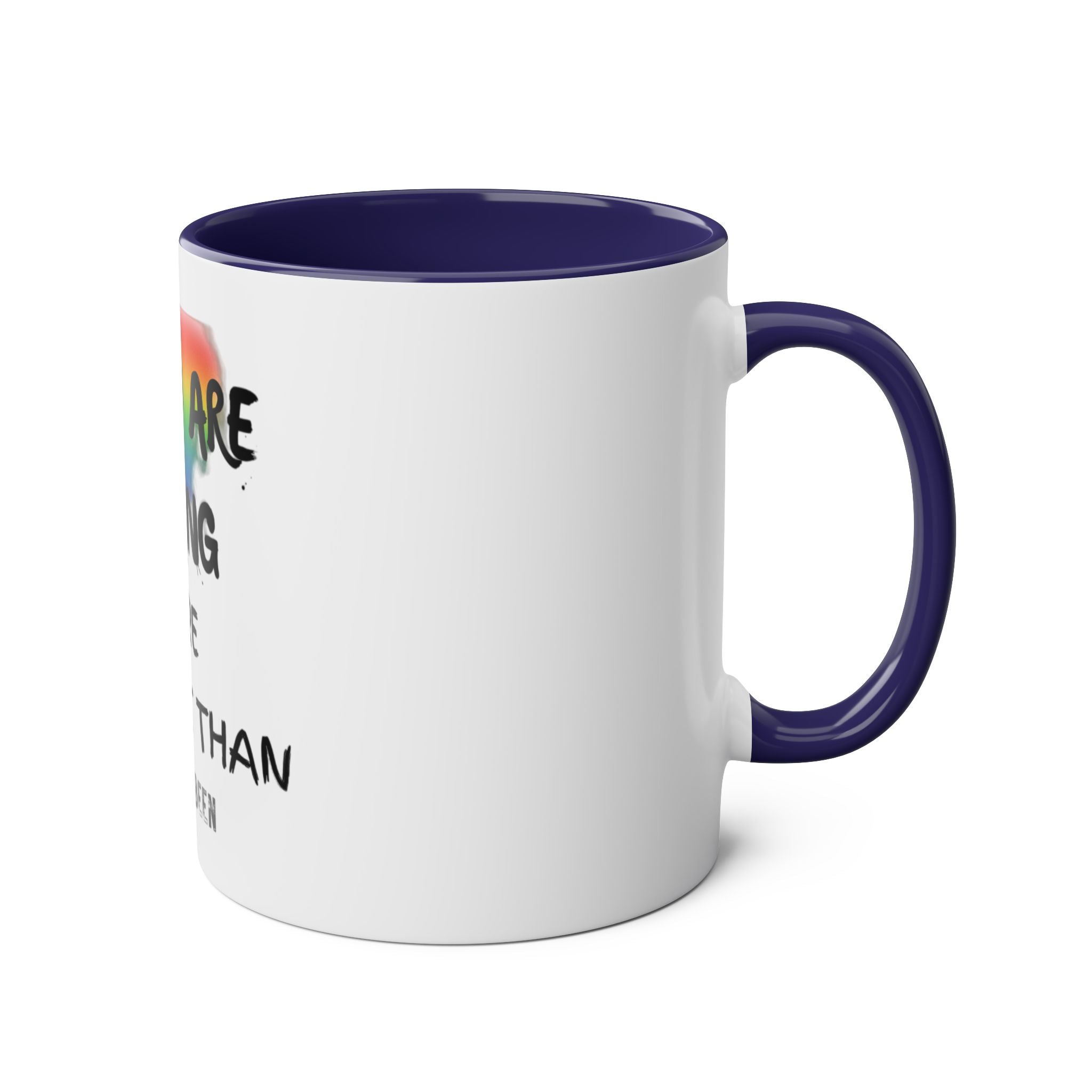 LGBT Two-Tone Coffee Mug, Gift, 7 Colors