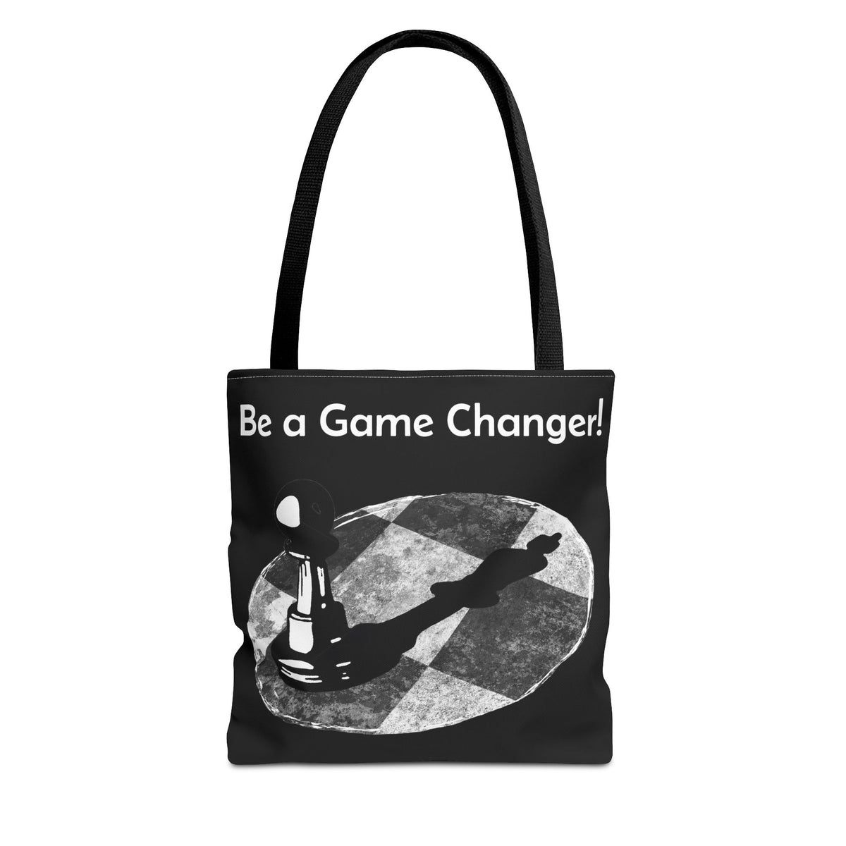 Be a Game Changer Inspirational Chess Tote Bag