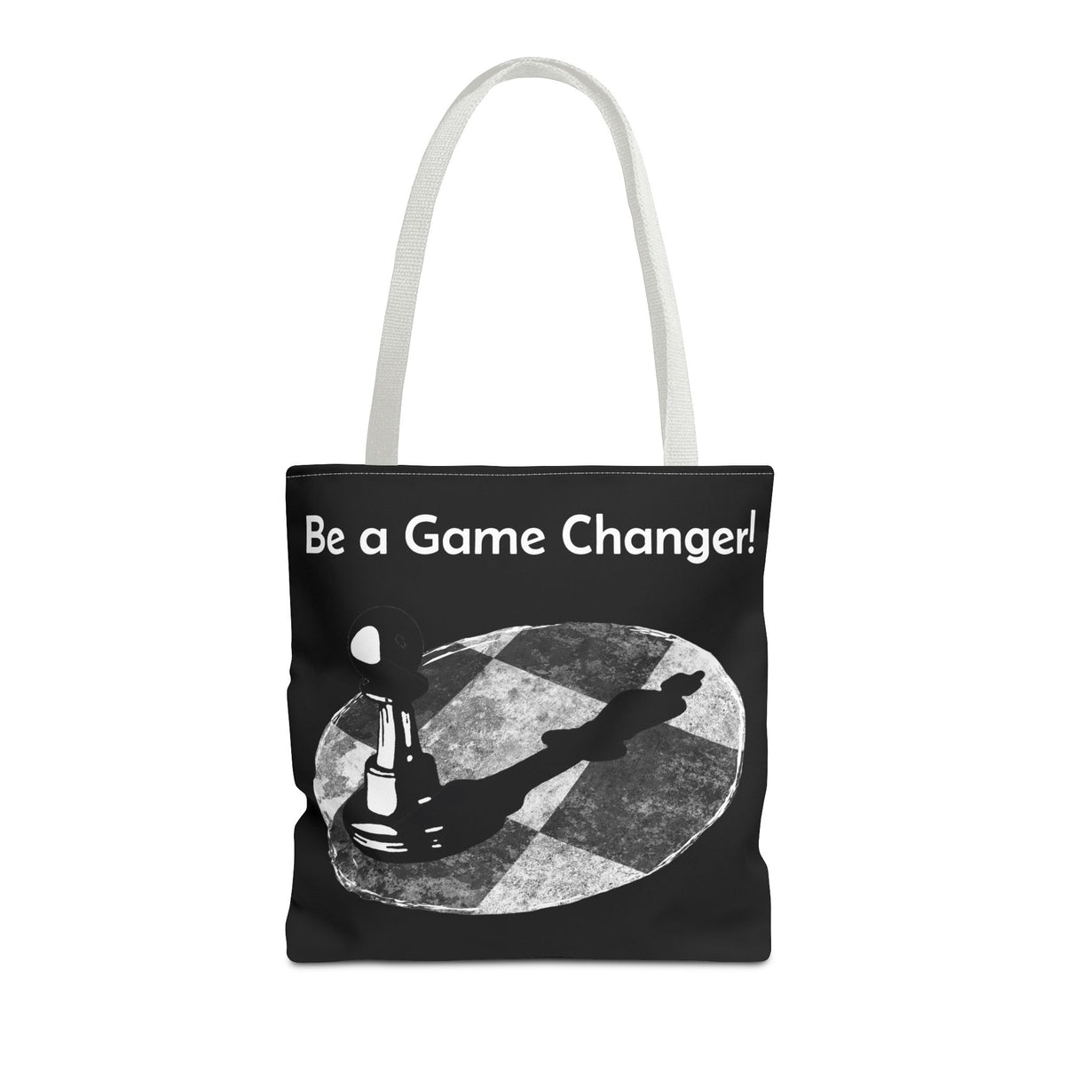 Be a Game Changer Inspirational Chess Tote Bag