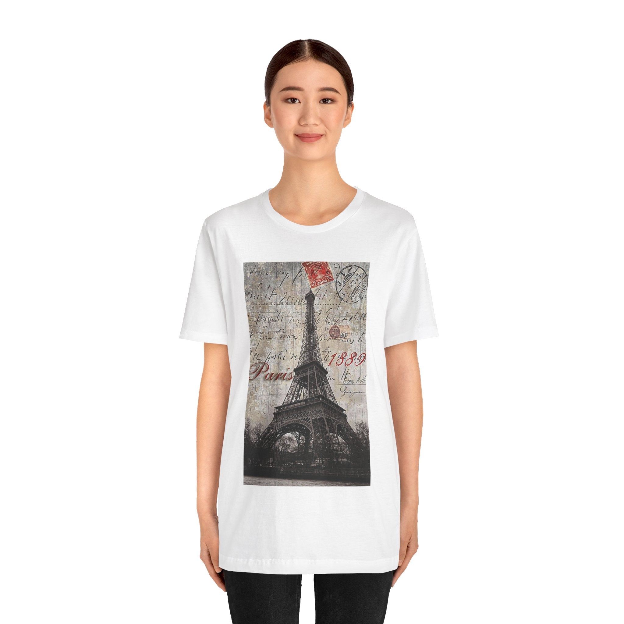 Eiffel Tower Stamp T-Shirt