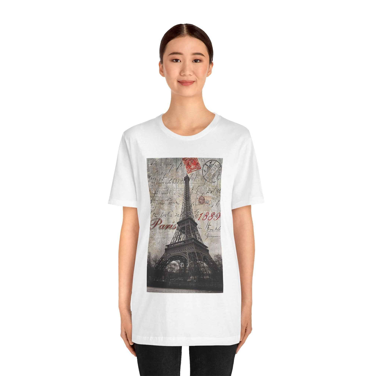 Eiffel Tower Stamp T-Shirt
