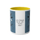 Motivational Two-Tone Mug - Be Different Design, 11oz