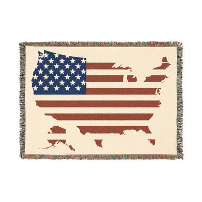 Woven Blanket - USA Blanket - Conscience Garment