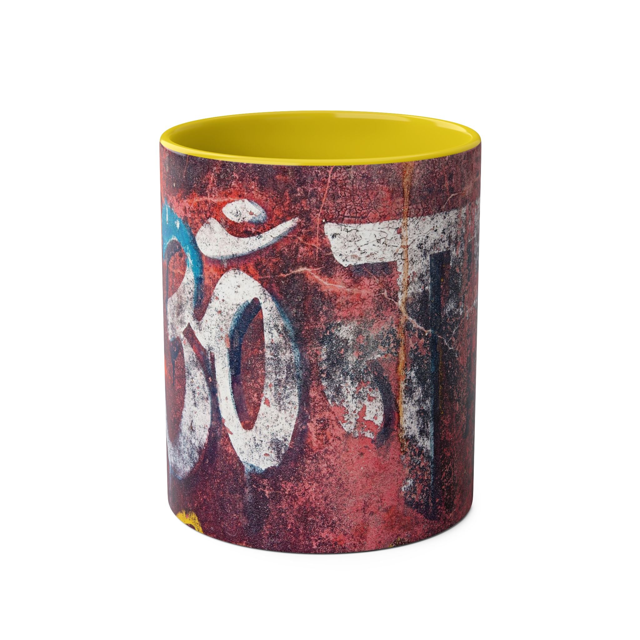 Om, Shiva, Retro, Two-Tone Coffee, Tea Mug, Birthday Gifts, Spritual, Meditation, Zen, Calm,