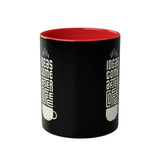 Inspirational Coffee Mug - IDEAS COME AFTER COFFEE, 11oz Two-Tone Mug - Conscience Garment