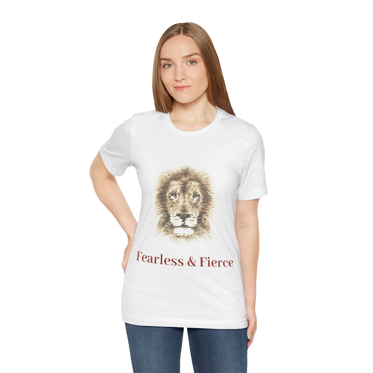 Lion - Fearless & Fierce T-Shirt - Conscience Garment