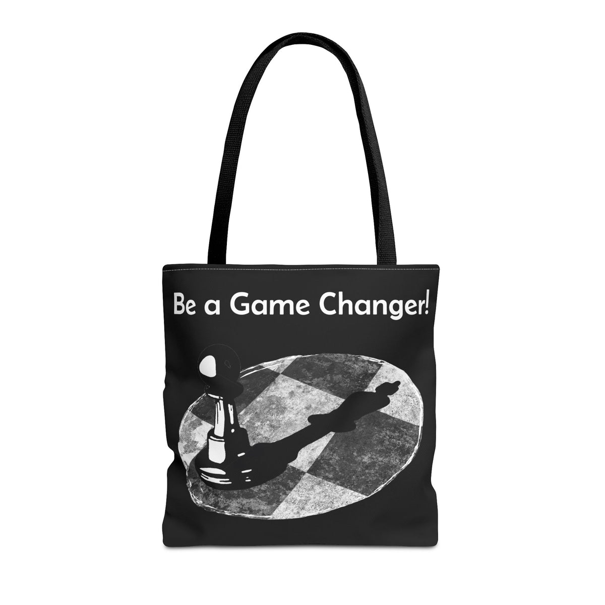 Be a Game Changer Inspirational Chess Tote Bag