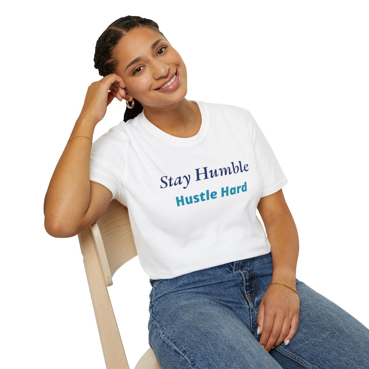 Stay Humble Hustle Hard Inspirational T-Shirt