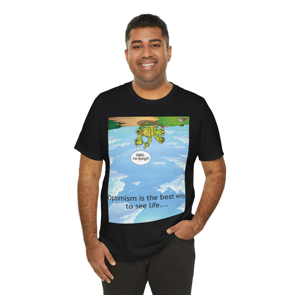 Optimistic Tortoise T-shirt - Conscience Garment