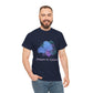 Unisex Heavy Cotton Tee - 'Dream In Colour' - Artistic Casual Wear, Gift for Dreamers, Creative Expression, Everyday Comfort, Birthday Gift - Conscience Garment