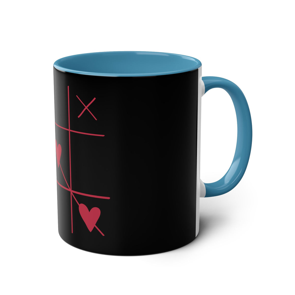 Hearts and Crosses Coffee Mug,  11oz - Conscience Garment