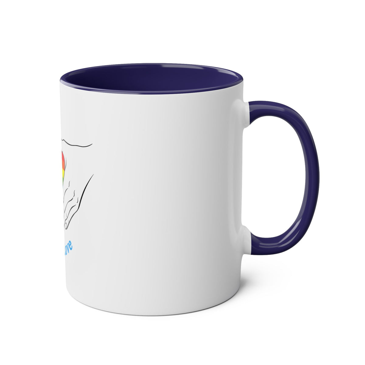 Love Is Love Two-Tone Mug - Conscience Garment