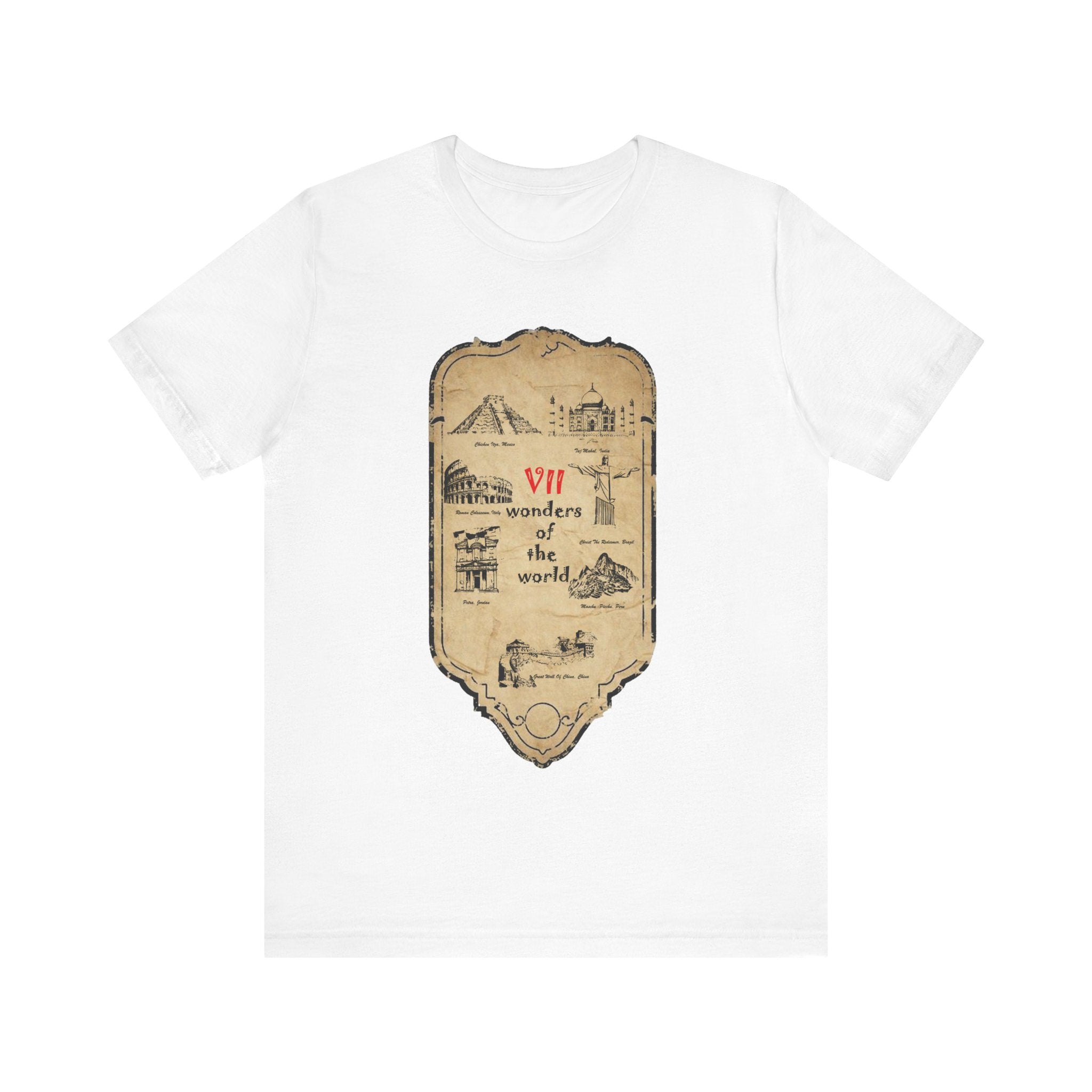 Seven Wonders of the World T-shirt