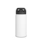 Stay Hydrated Stay Happy Stainless Steel Water Bottle — Cute Earth & Water Drop Design - Conscience Garment