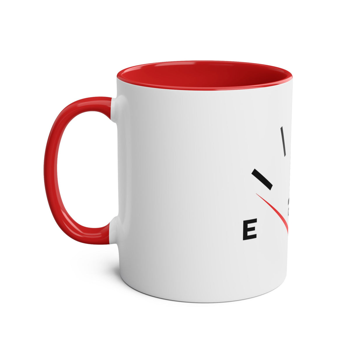Funny Two-Tone Coffee Mug with Fuel Coffee Gauge Design - Conscience Garment