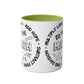Do the Math Mug - Two-Tone, 11oz - Conscience Garment
