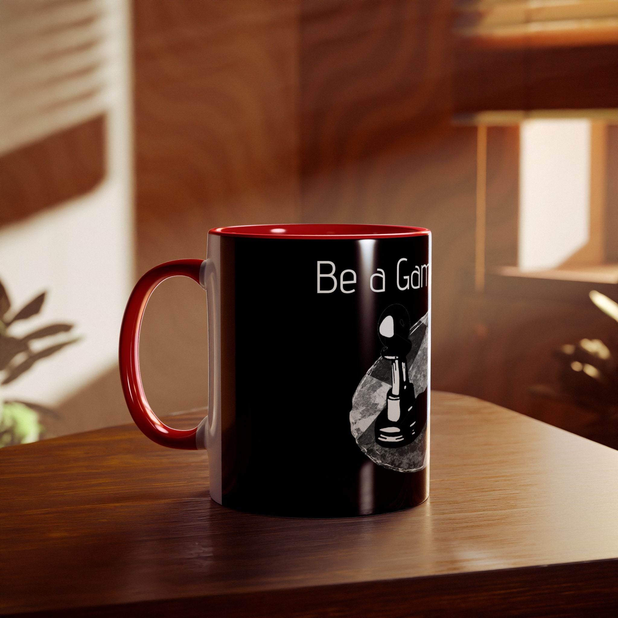 Be a Game Changer, Pawn over powering the King Two-Tone Coffee Mug, Birthday Gift, Chess