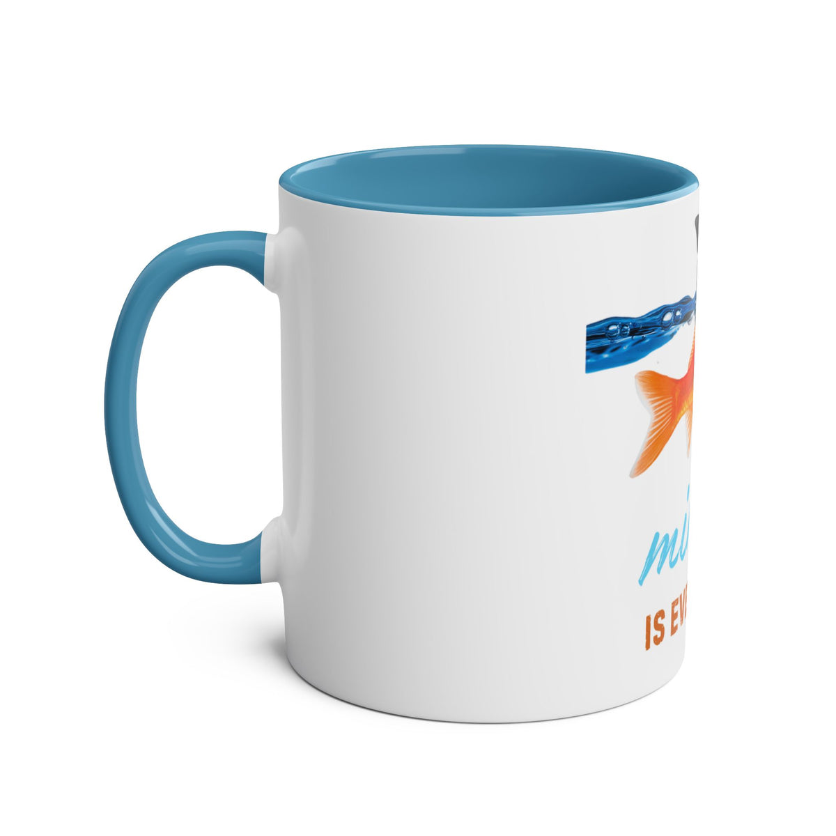 Mindset is Everything Two-Tone Coffee Mug, Birthday Gift, 7 Colors - Conscience Garment
