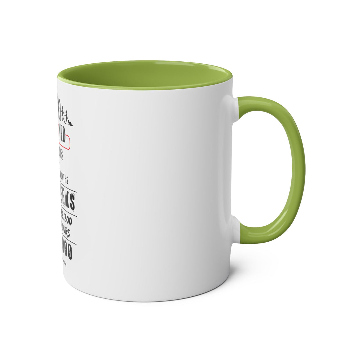 50th Birthday Two-Tone Coffee Mug, 11oz - Conscience Garment