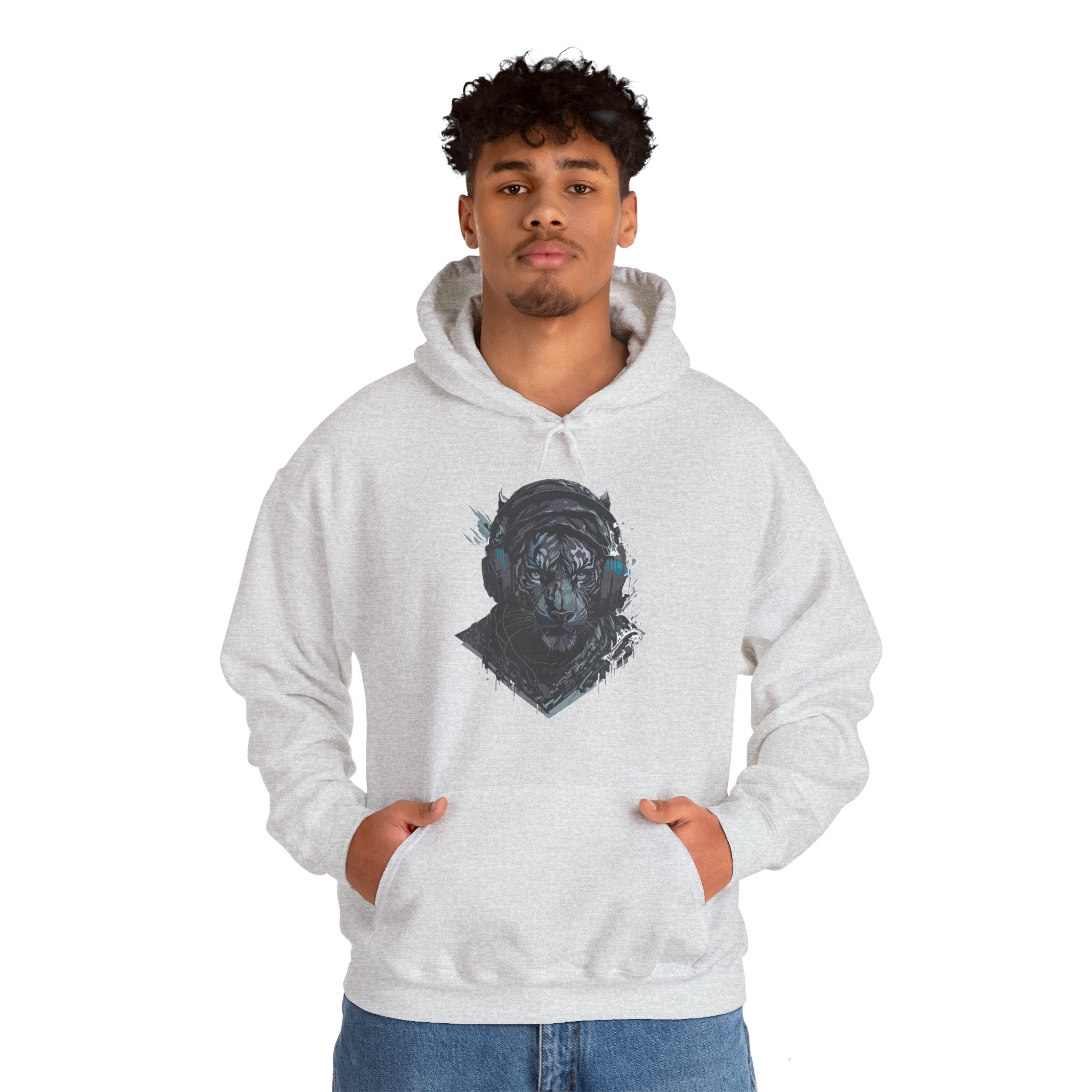 Lion Dj, Unisex Hooded Sweatshirt