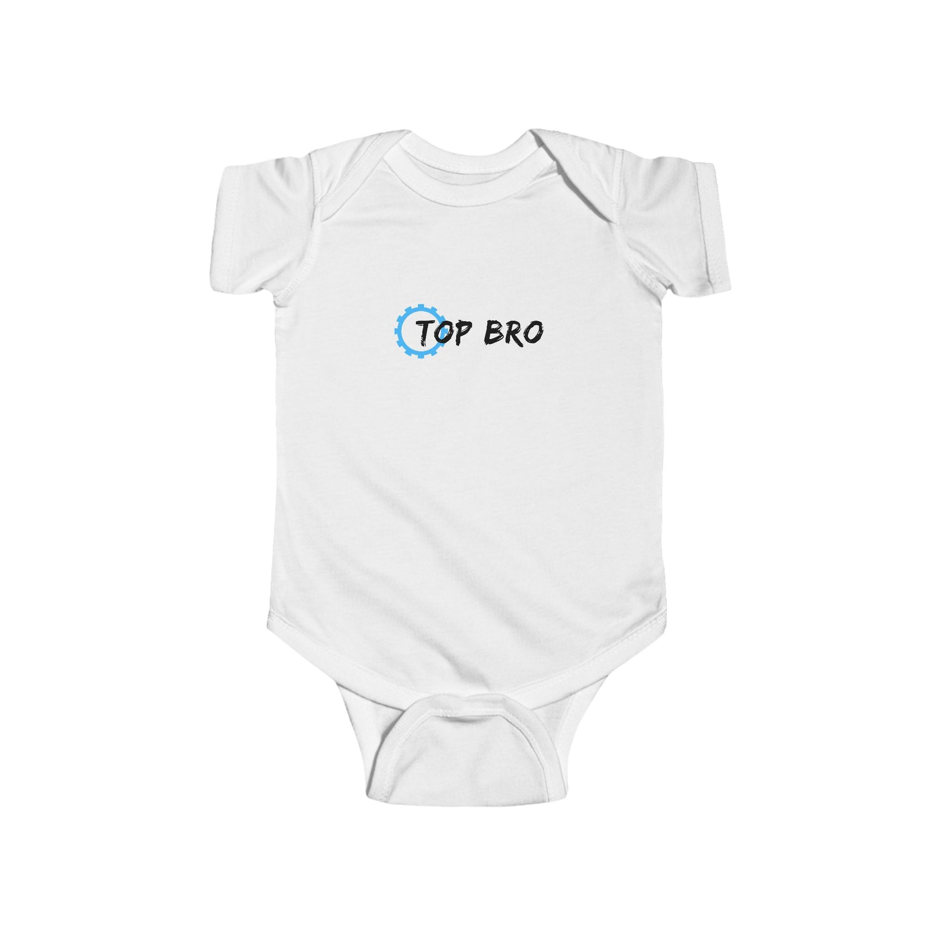 Infant Bodysuit "Top Bro" Cute Baby Onesie – Newborn Shower Gift