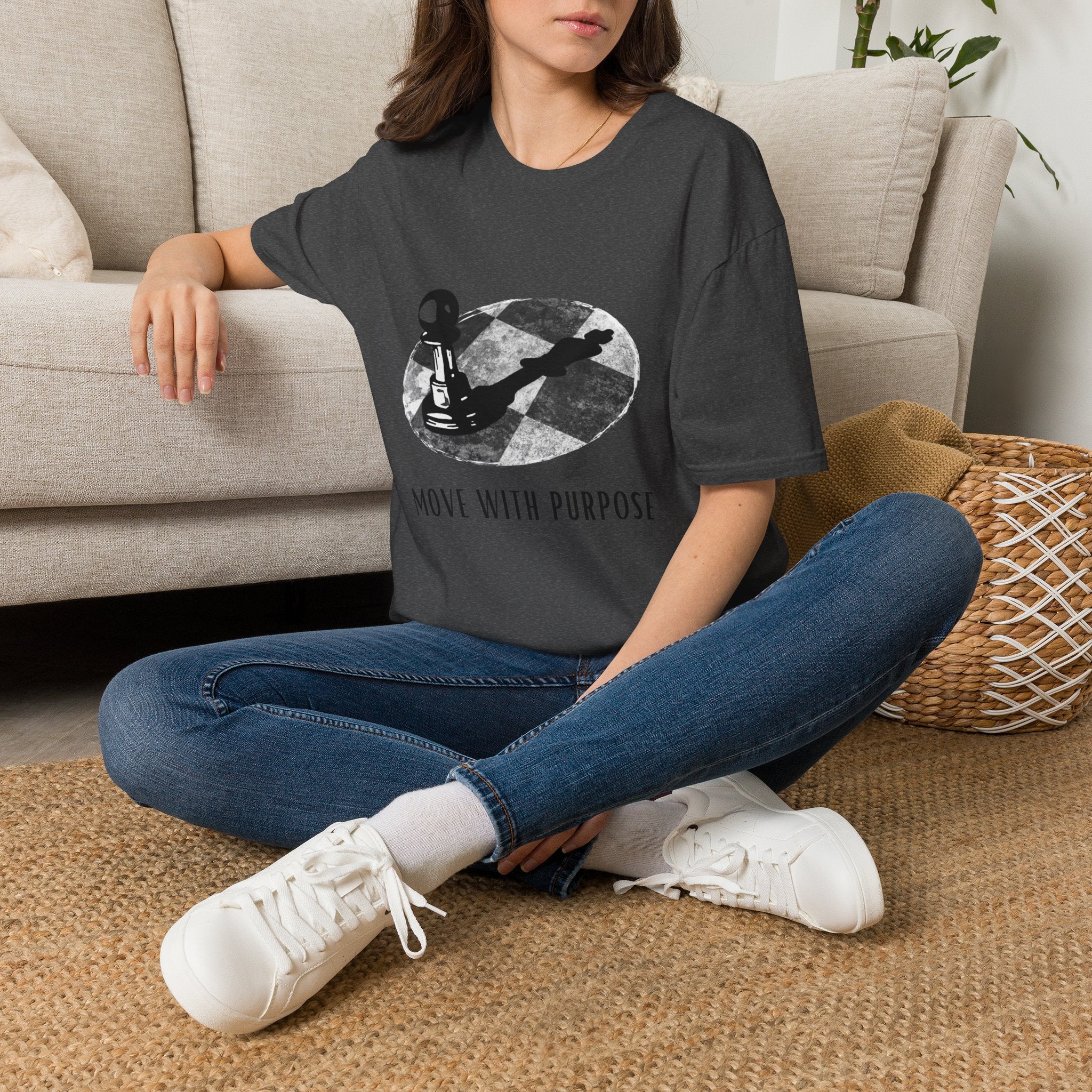 Chess Pawn 'Move With Purpose' T-Shirt