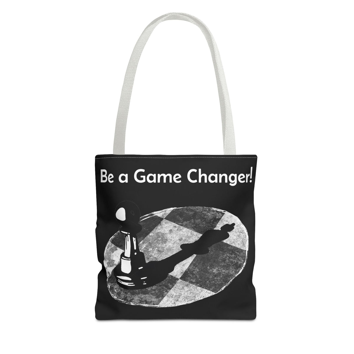 Be a Game Changer Inspirational Chess Tote Bag