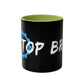 Top Bro Coffee Mug - Two-Tone, 11oz