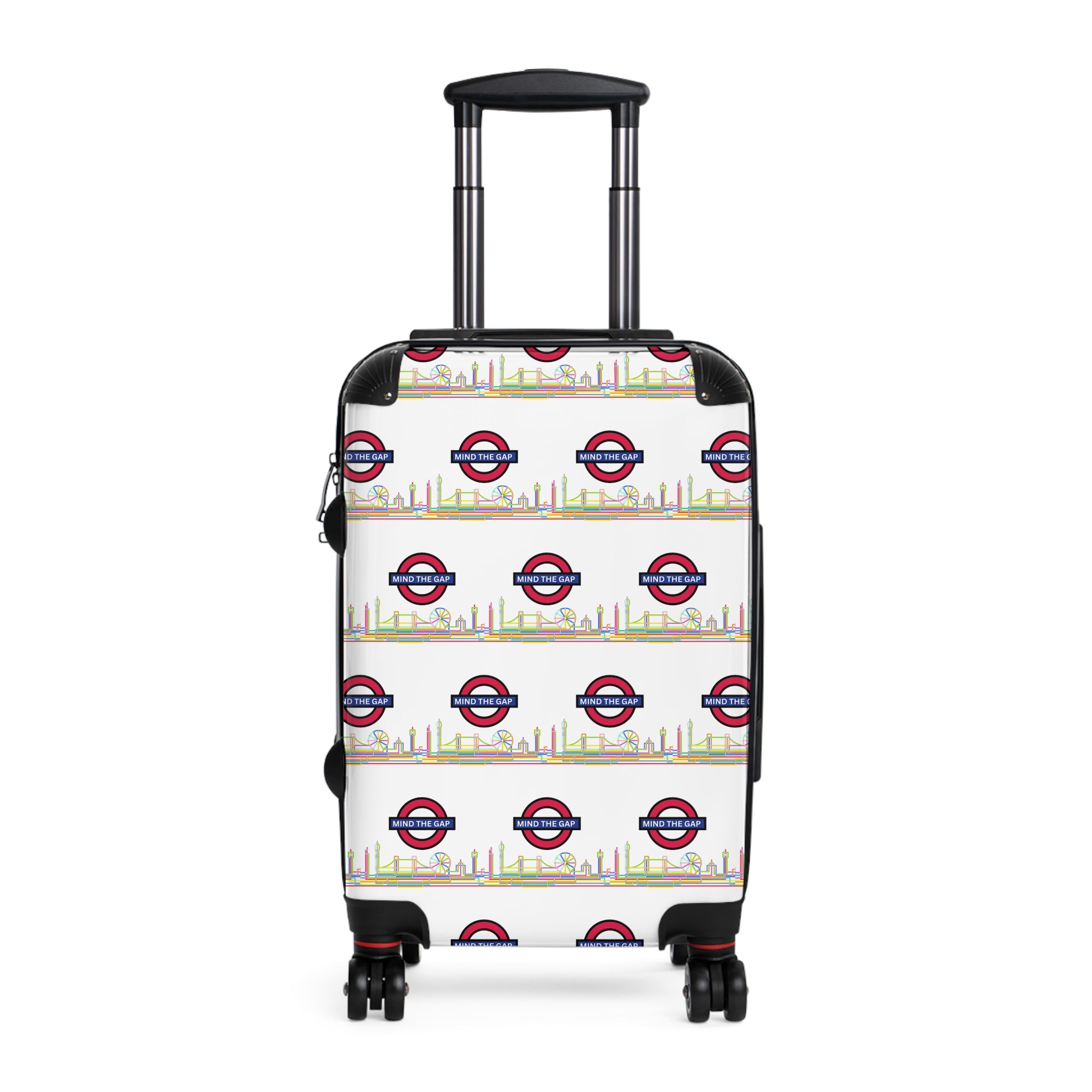 Stylish Travel Suitcase with London Design, Rolling Luggage, Vacation Bag, Adventure Gear, Unique Patterns, Travel Accessory