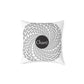 Hare Krishna chant Meditation Square Pillow — Spiritual Mantra Decorative Cushion
