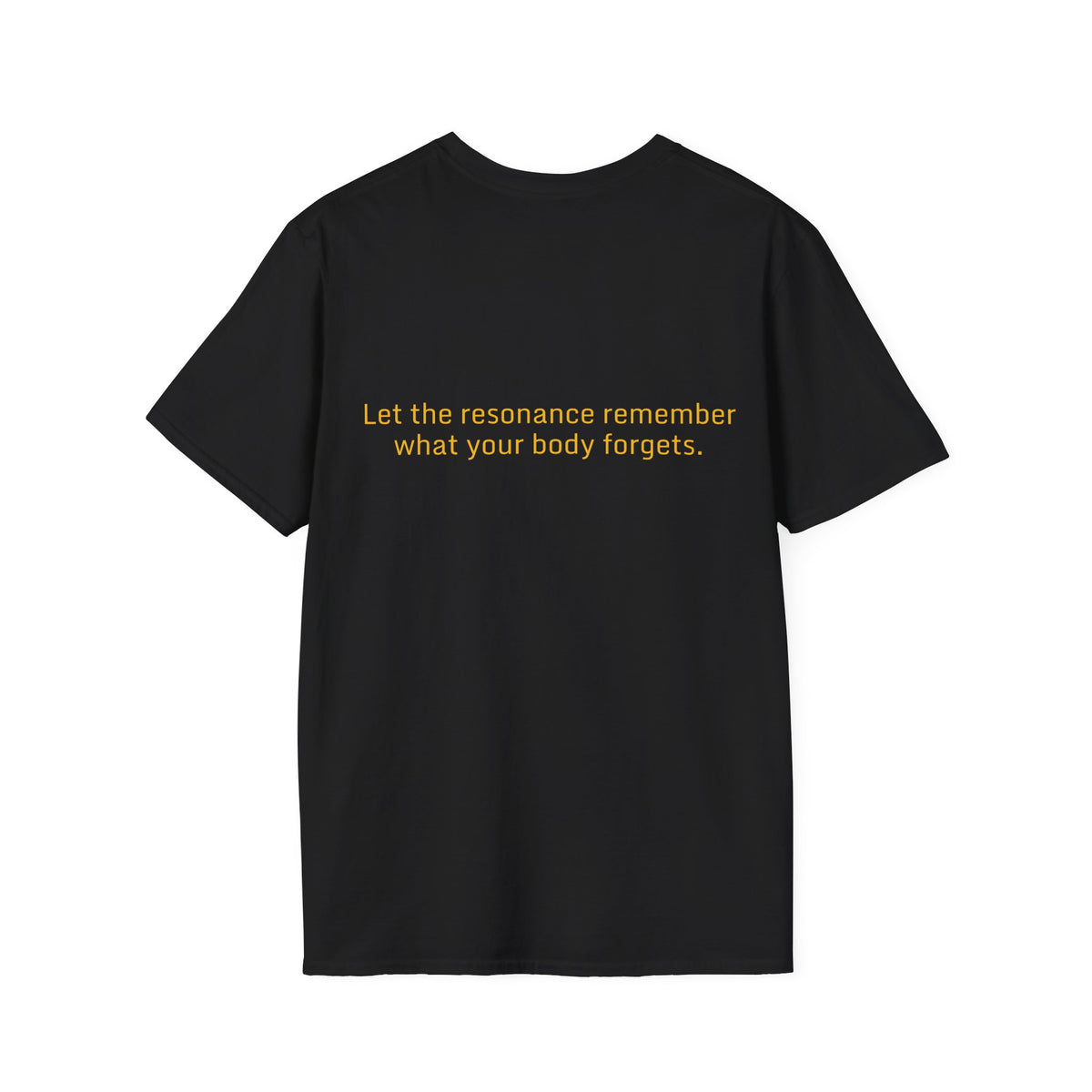 Chakra Sound Healing T-Shirt — 'Let the Resonance Remember' Meditation Tee