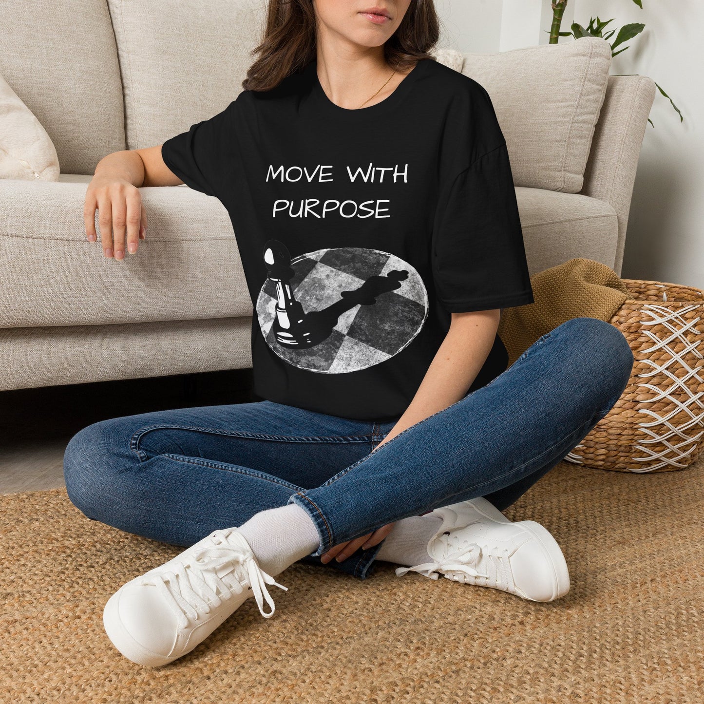Chess Pawn 'Move With Purpose' T-Shirt