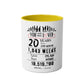 20th Birthday Two-Tone Coffee Mug, 11oz