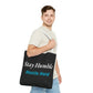 Stay Humble Hustle Hard Motivational Tote Bag