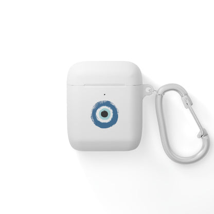 AirPods Case Cover with Evil Eye Design, Protective Case for AirPods Pro, Trendy Wireless Earbud Cover, Unique Gift for Music Lovers, [...] - Conscience Garment