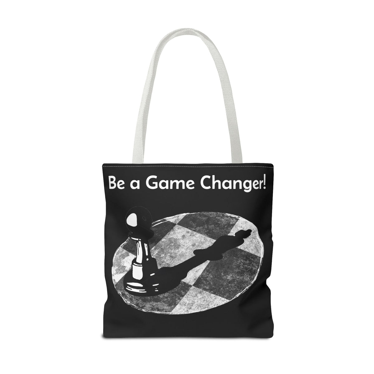 Be a Game Changer Inspirational Chess Tote Bag