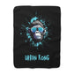 Urban Kong Sherpa Fleece Blanket — Cool Gorilla Print Cozy Throw